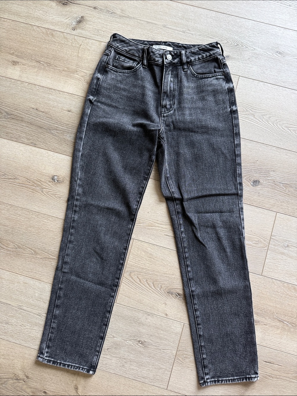 PacSun High-Rise Mom Jean Washed Black Women’s Jeans